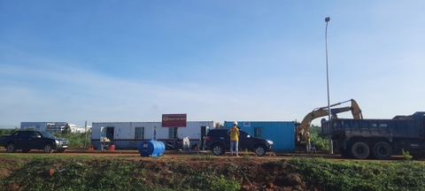 Triển khai thi công giai đoạn 1 dự án San lấp mặt bằng KCN Dầu Giây, Đồng Nai
