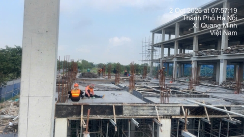 ( CẬP NHẬT ) TIẾN ĐỘ THI CÔNG DỰ ÁN CEO MÊ LINH 10/2026(CEO HOMES HANA GRADEN )