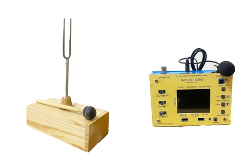 Thiết bị đo tần số sóng âm ( bằng máy dao động kí)