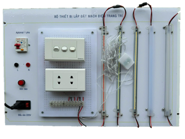 Bộ thiết bị lắp đặt mạch điện trang trí