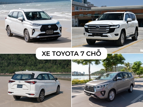8 mẫu xe Toyota 7 chỗ cũ đáng mua nhất năm 2023