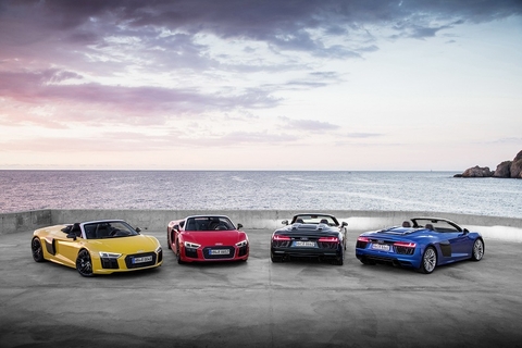 Audi R8 V10 Spyder Siêu xe mui trần đình đám nhất của Audi