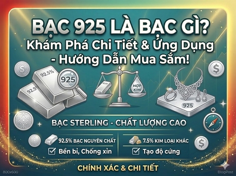 Bạc 925 là bạc gì ?