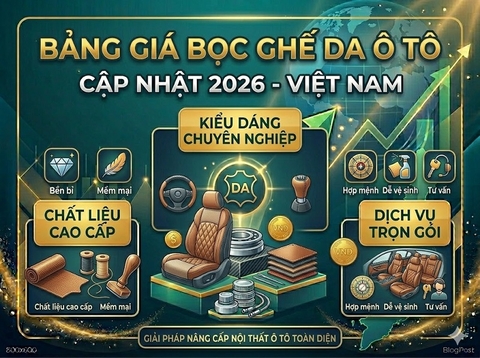 Bảng giá bọc ghế da ô tô