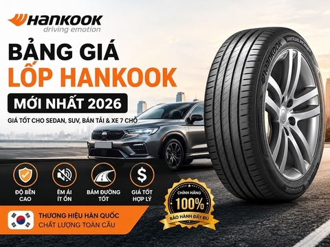 Bảng Giá Lốp Hankook Mới Nhất 2026