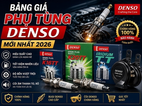 Bảng Giá Phụ Tùng Denso Mới Nhất 2026