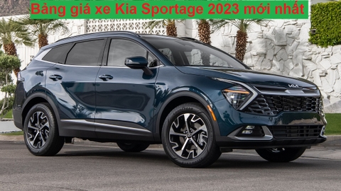 Bảng giá xe Kia Sportage 2023 mới nhất