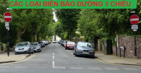 CÁC LOẠI BIỂN BÁO ĐƯỜNG 1 CHIỀU