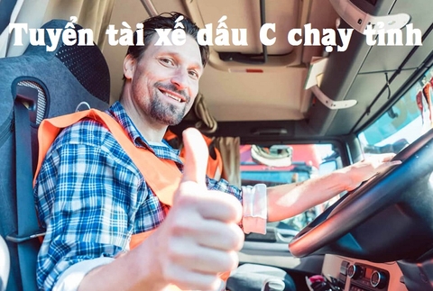 Cần tuyển tài xế dấu c chạy tỉnh