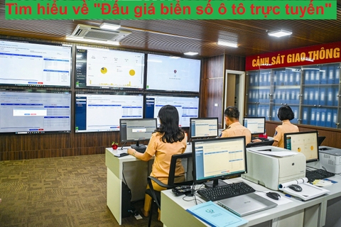 Tìm hiểu về "Đấu giá biển số xe ô tô trực tuyến"