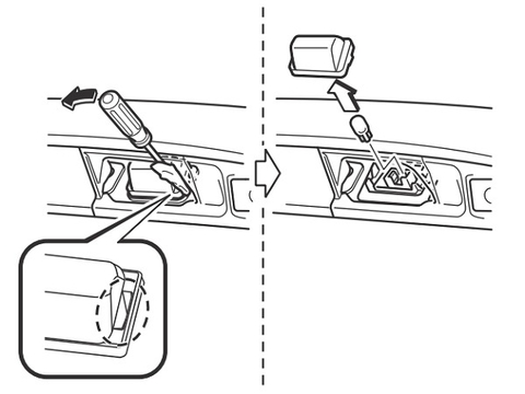Hướng dẫn tháo lắp "Đèn soi biển số"