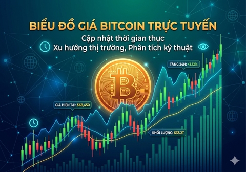 Giá Bitcoin cập nhật 24/7
