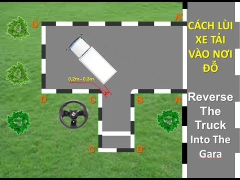 [Hướng dẫn] Học cách lùi xe ô tô vào chuồng