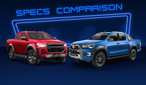 So sánh xe  Isuzu D-Max và Hilux? Chọn xe bán tải nào của Nhật