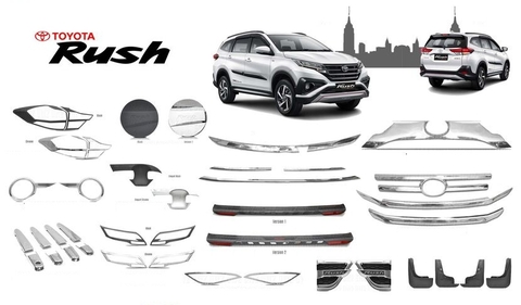 Phụ kiện đồ chơi cho xe Toyota Rush mới nhất