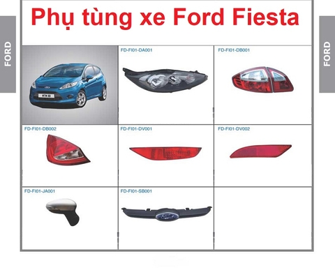 Phụ tùng xe Ford Fiesta