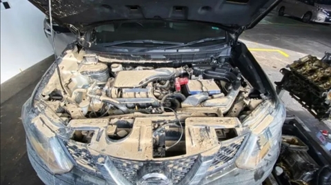 Sửa chữa xe ô tô bị ngập nước - thủy kích