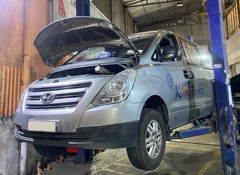Xử lý bơm cao áp xe Hyundai Starex bị chảy dầu