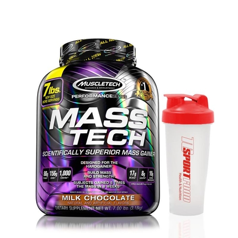 Sữa tăng cân Mass Tech 7lbs (3.18kg) - Hàng chính hãng Muscletech USA