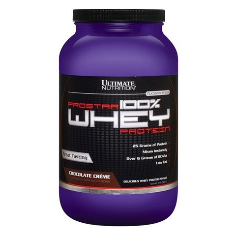 Sữa Tăng Cơ Vị Chocolate Prostar 100% Whey Protein Ultimate Nutrition SMUN146 (907g)
