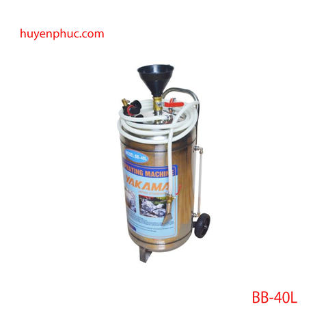 Bình phun bọt tuyết inox 201 yakama - Dung tích bình chứa 40lit
