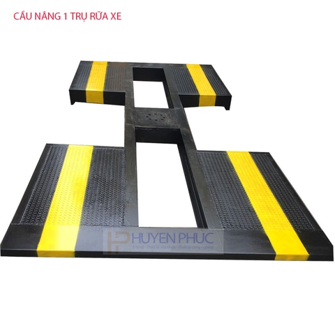 Cầu nâng 1 trụ rửa xe ô tô âm nền 4 tấn