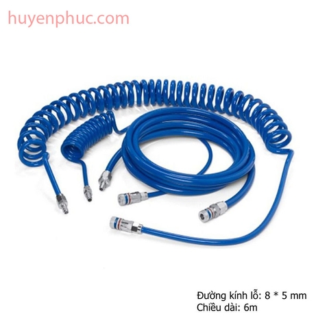 Dây hơi lò xo Đài Loan SHPI PU8.5-6 (6 mét, 5x8mm)
