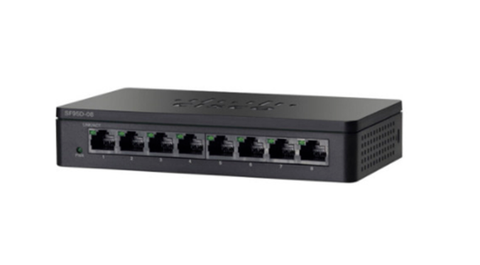 SWITCHING HUB CISCO, SF95D-08, Switching hub, 8Port , 10/100MB, Size160x30x90mm , weight 0.38 kg , 1.6Gbps, QOS,SF90D-08