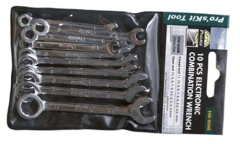 Bộ cle nhỏ HW-609B 4,4.5,5,5.5,6,7,8,9,10,11MM,10pcs/set