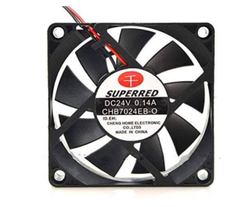 Quạt làm mát SUPERRED CHB7024EB-O,DC 24V 0.14A
