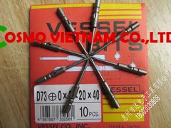 SCREWDRIVER BIT 1,D73+0x2x20x60 | VẶN VÍT VESSEL D73