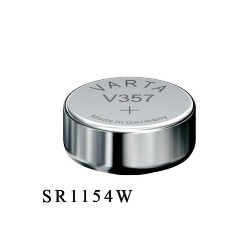 HIGH DRAIN NO. 357,2,30g,SR1154W (SR44),1,55V,190mAh,11,60mm x 5,40mm . Maker RENATA