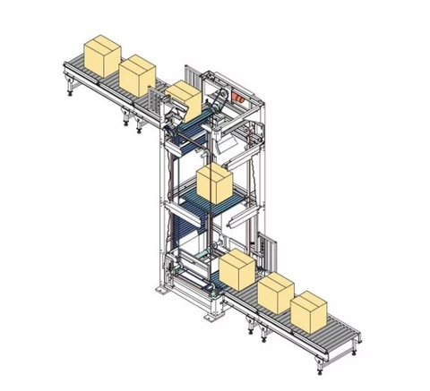 Băng tải dọc nâng sản phẩm