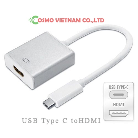 DAU CHUYEN DOI USB Type C toHDMI, VGA, USB 3.0, LAN 1Gbps, Card Reader, Ugreen 40873