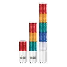 [Q-LIGHT]SIGNAL TOWER LAMP.,[ST56LF-3-220-RAG] AC220, AC220V, LED Light / flashing type, Red, Yellow, Green