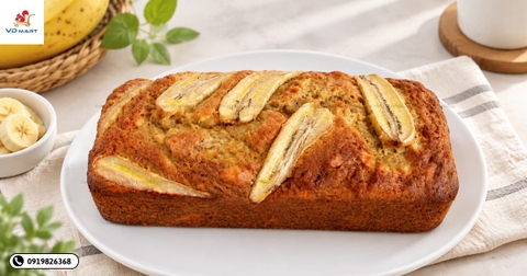 Cách làm bánh chuối nướng bằng lò đơn giản tại nhà