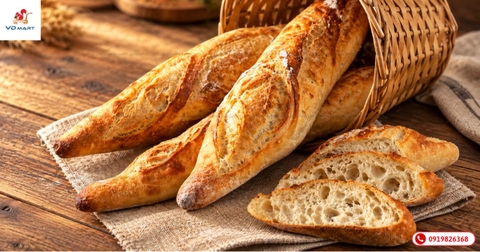 Cách làm bánh mì baguette vỏ giòn, ruột rỗng tại nhà