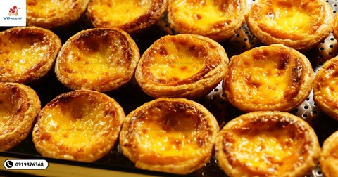 Cách làm bánh tart trứng giòn vỏ, mềm nhân
