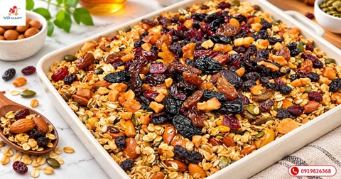 Cách làm granola bằng lò nướng giòn ngon tại nhà