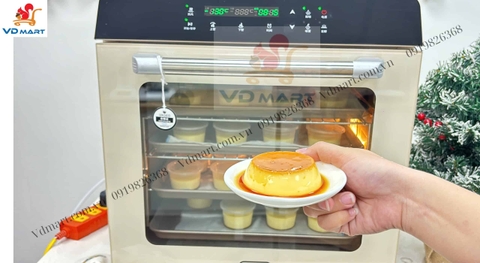 HƯỚNG DẪN LÀM FLAN NƯỚNG CÙNG LÒ UKOEO 80S