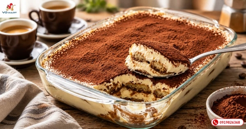 Cách làm bánh tiramisu chuẩn vị, không cần lò nướng