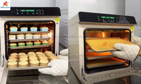Lò Nướng Đối Lưu Ukoeo 80s - Bí Quyết Nướng Bánh Gato Mềm Mịn, Không Lo Bị Khô