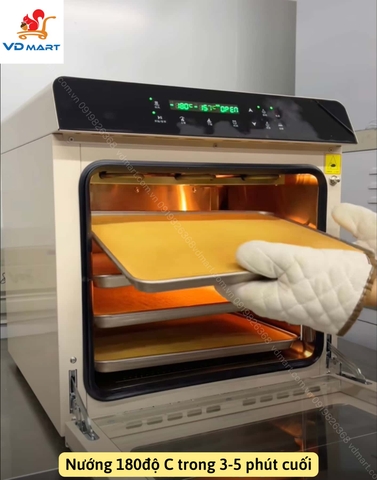 Cách Làm Bông Lan cuộn Bằng Lò Nướng Đối Lưu Ukoeo 80s