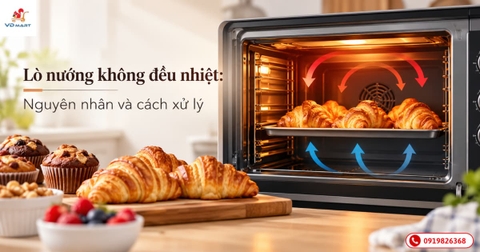Lò nướng không đều nhiệt: Nguyên nhân và cách xử lý