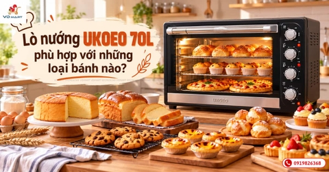 Lò nướng UKOEO 70L phù hợp với những loại bánh nào?