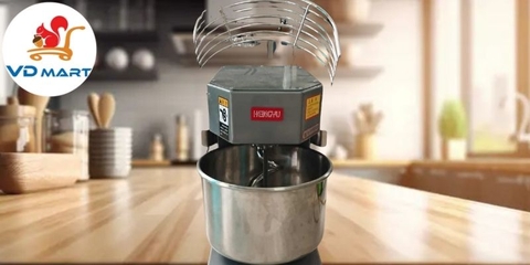 Máy Trộn Bột Hengyu 8L WDBHS8A – Trộn Khỏe, Bột Mịn Chuẩn Bánh