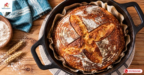 Cách làm bánh sourdough 50% nguyên cám thơm ngon, dễ thành công