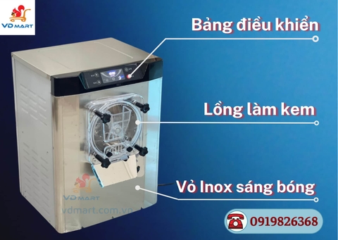 Máy làm kem cứng YKF-618