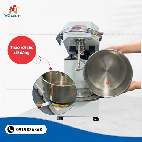 Máy trộn bột HengYu 7 lít - Tháo được thố - WTHSP7