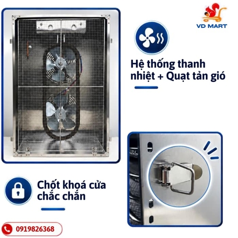Lò sấy 12 tầng Septree DBC-12B